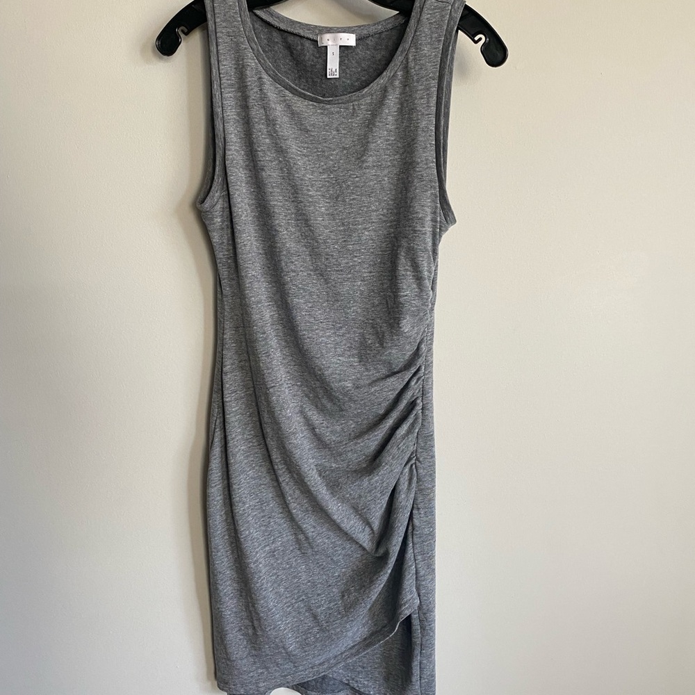 Leith Ruched Body-Con Dress S - Picture 2 of 4